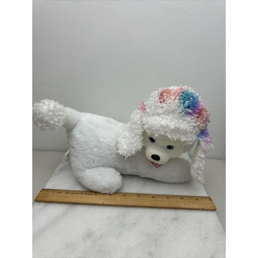 Puppy Surprise Plush STACY No Puppies White Poodle Dog Stuffed Toy 12
